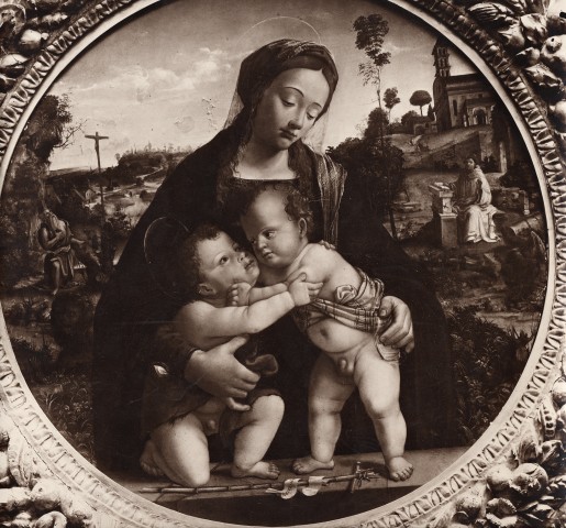 Bulloz — Piero di Cosimo. Madonna avec l'Enfant et St. Jean — insieme